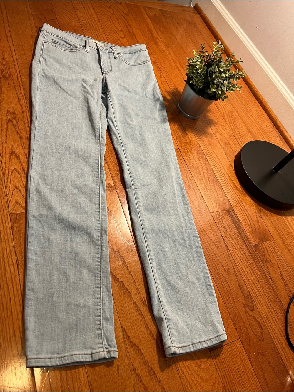 Levi's Pale Blue Straight Leg Women's Jeans 312 Shaping Slim